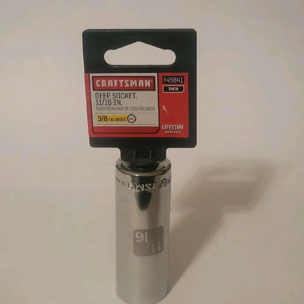 Craftsman 45841 3/8" Drive 11/16" Easy-To-Read 6 Point Socket