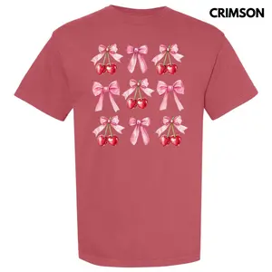 Cherry Collage Coquette Comfort Colors T-Shirt 'NLB'