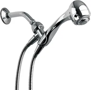 N2945CH Earth  3-Spray with 1.5 GPM 2.7-in. Wall Mount Handheld Shower  in Chrome, 1-Pack | Bathroom Shower  Sprayer with  Compensation Technology