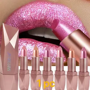 Smooth Diamond Lipstick Sweatproof Waterproof Goes On Like A Dream Glittery Lip Gloss Glitter Lipgloss