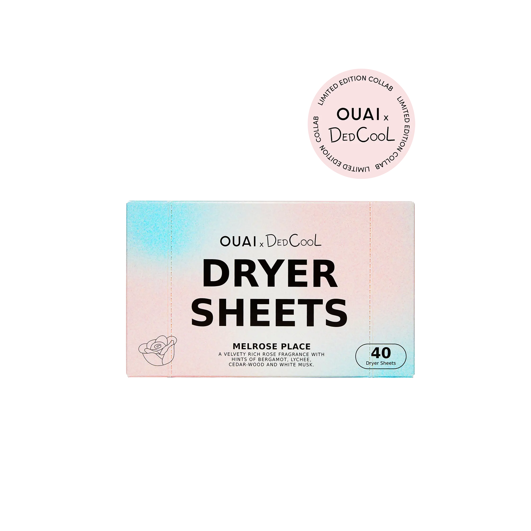 DedCool x OUAI Melrose Place Dryer Sheets DedCool x OUAI Melrose Place Dryer Sheets