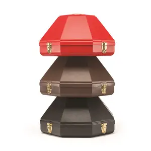 Western Hat Case: Black, Brown, Red, and Green