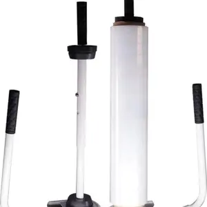 Pallet Stretch Film Packing Machine Shrink Wrap Dispenser Holder Adjustable Height 12-20 Inch for Kitchen Utensils