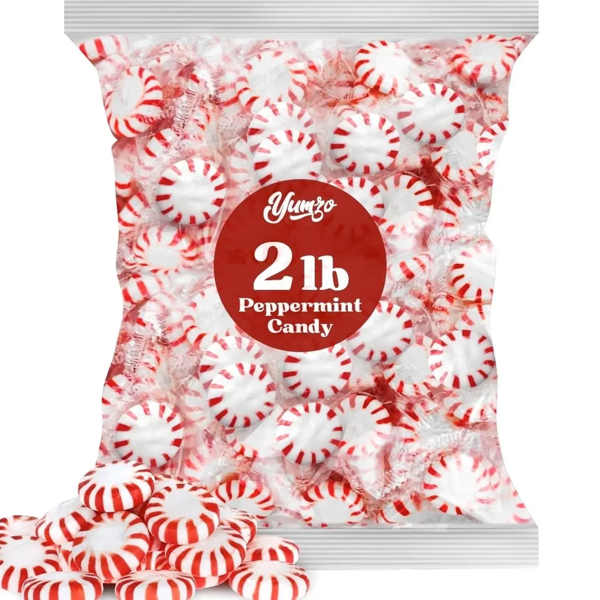 Starlight Peppermints Candy Individually Wrapped - Starlight Mints Hard Candy Individually Wrapped Office Candies Mints, Perfect for Office, 2lb