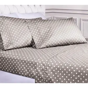 Superior Polka Dot 600-Thread Count Cotton Blend Sheet, King