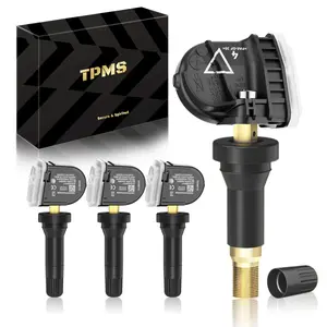 TPMS 433Mhz Pre-Programmed,Tire Pressure Sensor FitsChevrolet Silverado 1500/2500/3500 2019-2022|Traverse 2016-2022|Blazer 2019-2022GMC Sierra 1500/2500/3500 2019-2022/OE#13598773(4pcs/Set)