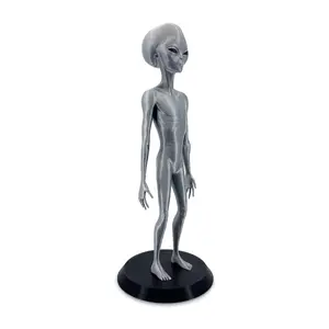 Roswell Grey Alien Figurine from Zeta Reticuli - 3D Printed Sci-Fi Extraterrestrial, UFO Decor, Unique Collectible for Enthusiasts