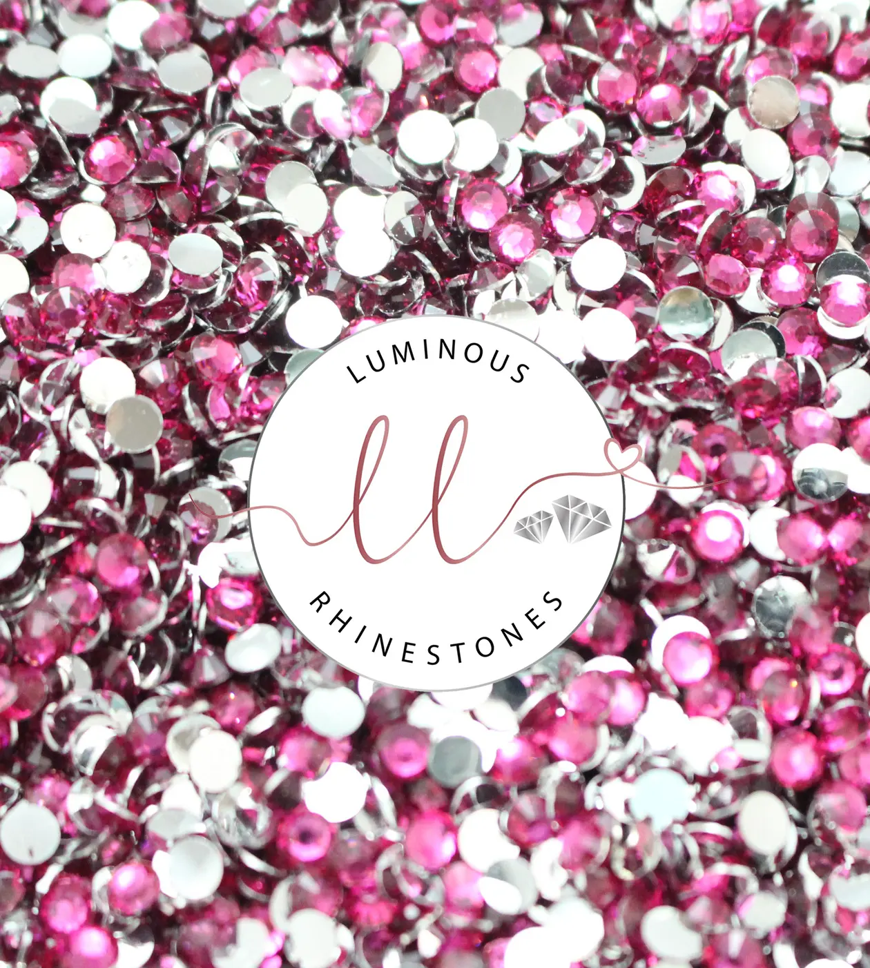 5mm Resin Rhinestones - 10,000pc Bulk - Choose your color!