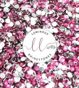 5mm Resin Rhinestones - 10,000pc Bulk - Choose your color!