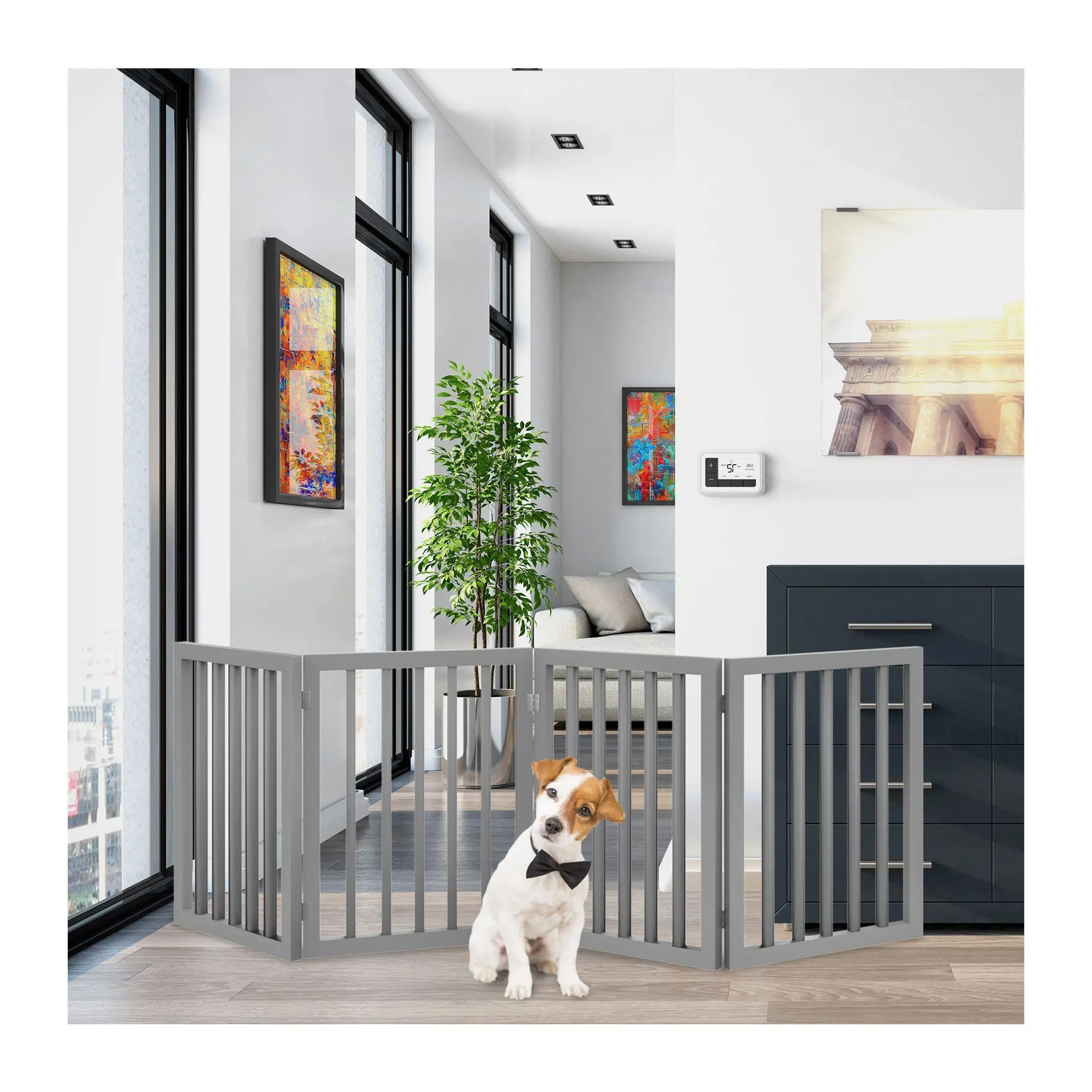Petmaker Pet 73" Indoor Foldable Dog Fence