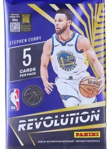 2023-24 Panini Revolution: Single Retail Pack of 5 Cards, Officially Licensed NBA Trading Cards, Wemby Rookie Year