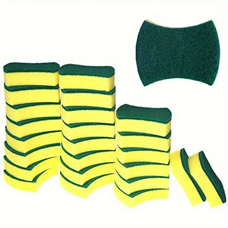 12pcs Kitchen Cleaning Sponge, Cutlery High-Quality Anti-Scratch, Scrub Sponge, Dishwashing Sponge, Kitchen Sponges