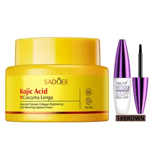 【BUY 1 GET 1 FREE】Turmeric Cream Kojic Acid Turmeric Vita Capsule Cream for Uneven Skin Tone | Tone Renewal & Radiance Care for troubled skin | Turmeric, Kojic, Vitamin C | Skin Care 1.78 oz Skin Repair