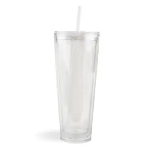 24oz Acrylic Snow Globe Tumbler