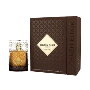 Riiffs Perfumes Golden Elixir Reserve for Unisex Extrait de Parfum Spray, 3.4 Ounce