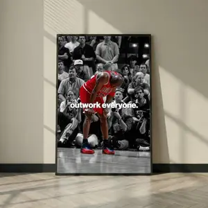 Motivational Poster Outwork Everyone Gym Wall Art