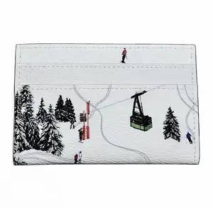 Unisex themed card holder - high-quality men's wallet accessory, includes all logos, suitable as a gift, beautifully packaged.