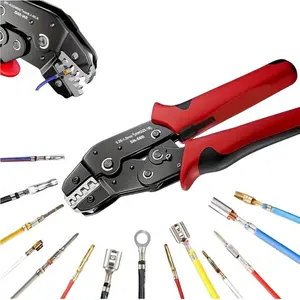 SN-2546B Photovoltaic Crimping Tool Set, Wire Crimping Pliers Kit, Mini Hand Tool Set for 2.5/4/6.0mm² Solar Connector Gripper