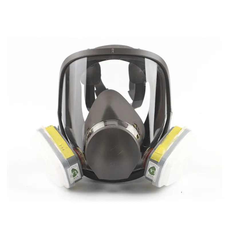 Reusable Full Face Cover, 6800 Respirator Face Mask, Protective Mask for Painting, Dust Protection, Chemicals, Car Spray, Sanding & Cutting, Safety Gear