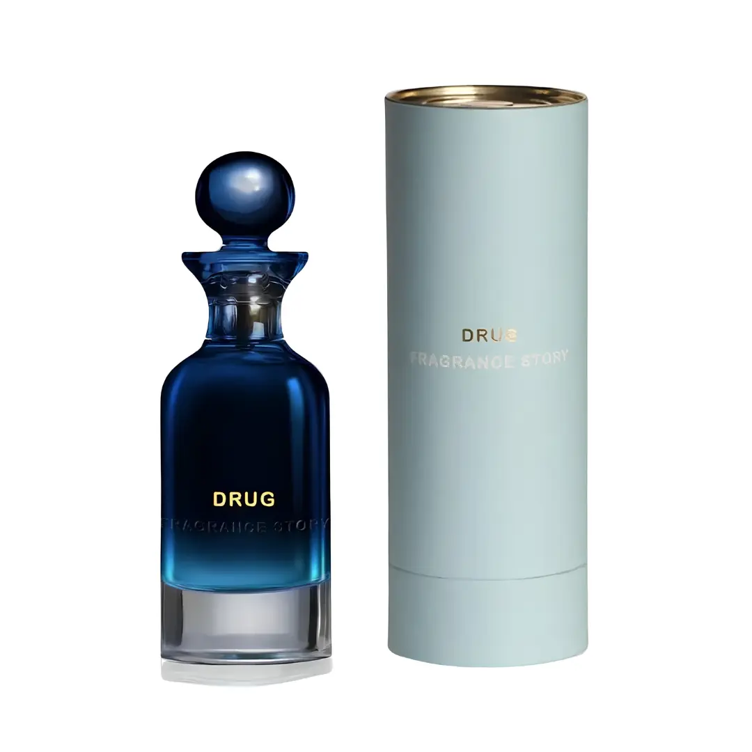 Fragrance Story Drug Eau De Parfum, 3.4 oz, Woody Aquatic Scent for Men