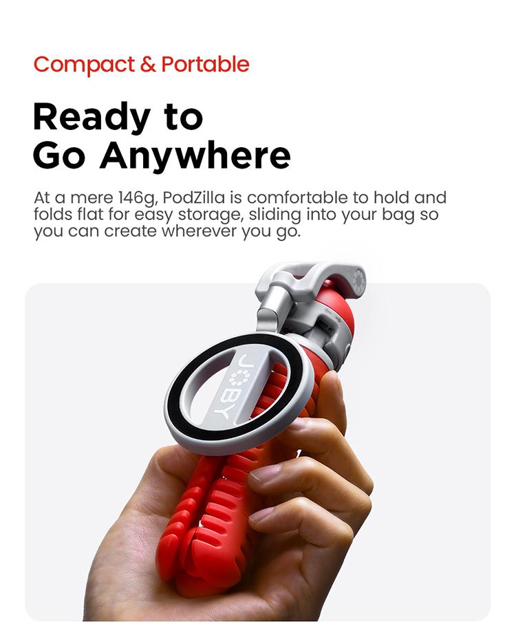 JOBY   PodZilla   Octo   Suction   Tripod