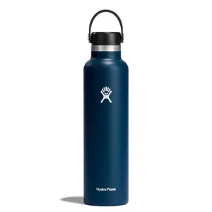 Hydro Flask 24oz Standard Mouth Bottle - Indigo: Vacuum-Insulated, Leakproof, BPA-Free