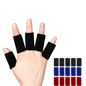 5-Piece Adult Finger Splint Set, Soft Comfort Padding, Pressure Safety, Elastic Breathable, Thumb Protector, Ideal for Basketball, Volleyball, Baseball