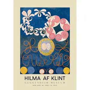 Hilma Af Klint The Ten Largest No. 1 Guggenheim Exhibition Poster