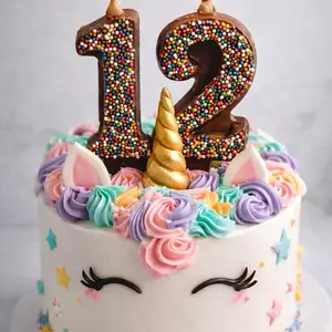 2pk BUNDLE- Yum-Wick Milk Chocolate Edible Candle – Almond Wick (patented)