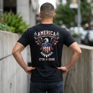 America 250th Anniversary Shirt | Patriotic Eagle USA Freedom Tee 1776-2026