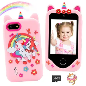 Kids' Smartphone for Boys & Girls, Portable 2.8-Inch Touchscreen, Dual Cameras, Learning Apps, Learning Tool, Music Player, Games, 32GB Memory Card Included