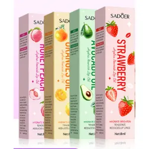 Winter Fruity Moisturizing Lip Oil - One-Swipe Dead Skin Softener, Long-Lasting Fragrance
