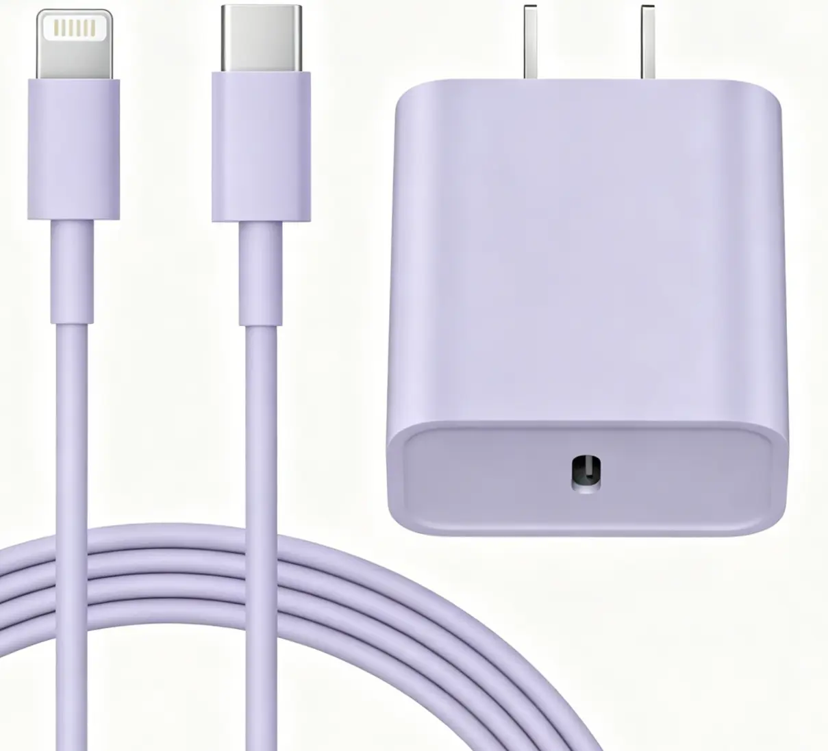 Phone Charger Fast Charging(Purple),iPhone Fast Charger Type C Fast Charger Block Plug Adapter 6FT USB-C to Lightning Cable Cord for iPhone14/13/13 Pro/12 Pro/12 Pro Max/11/Xs Max/XR/X/SE,iPad,AirPods