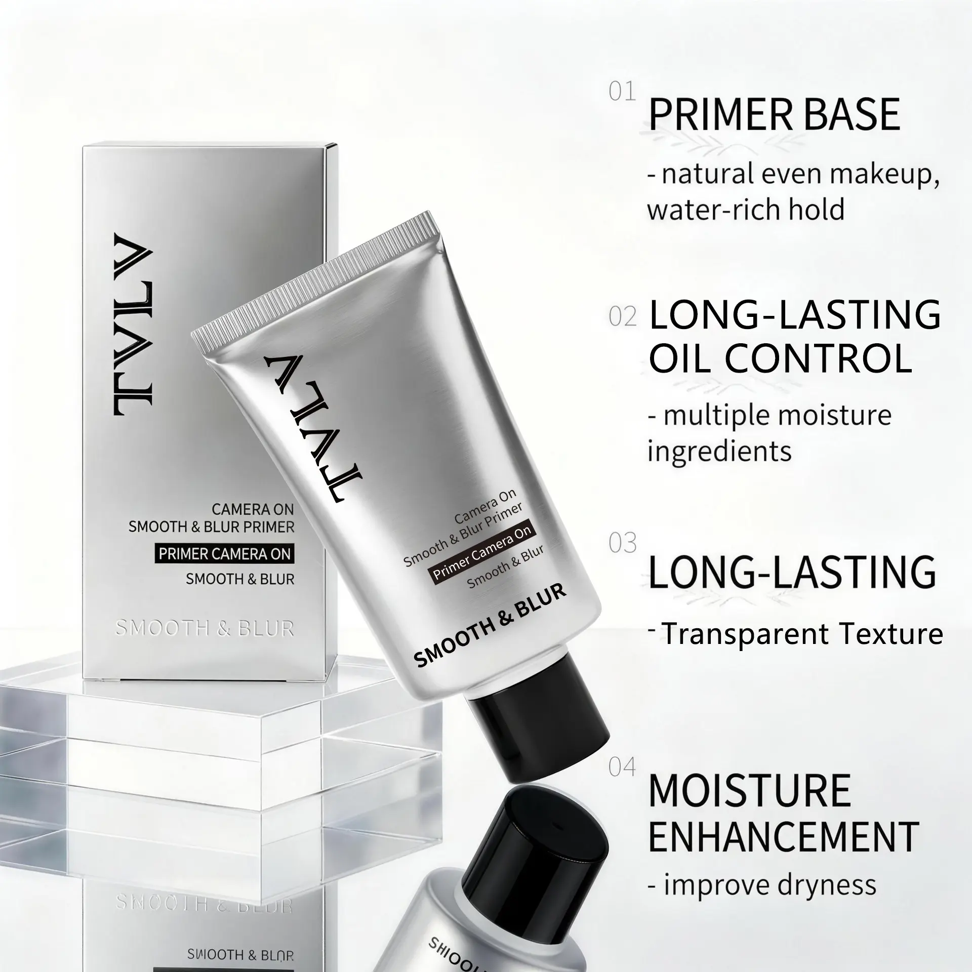 Pore Eclipse Mattifying Primer, Facial Primer, Cosmetics Primer, Blurs Pores, Controls Shine, Holds Makeup for 12 Hours, Creates Smooth Base, Long-Lasting Matte Finish, Cream