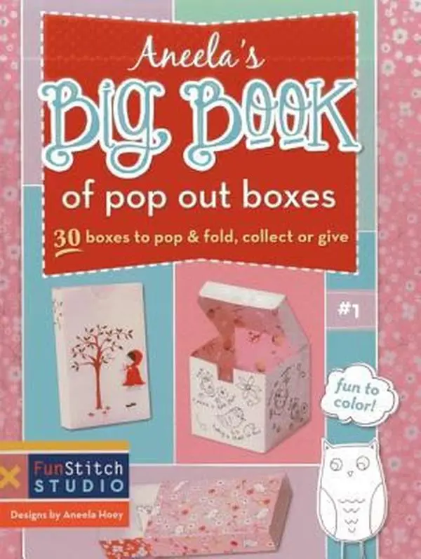 Used Aneela's Big Book of Pop Out Boxes Paper Book - 30 Pop & Fold Crafting Boxes for Collecting or Gifting (Unknown)