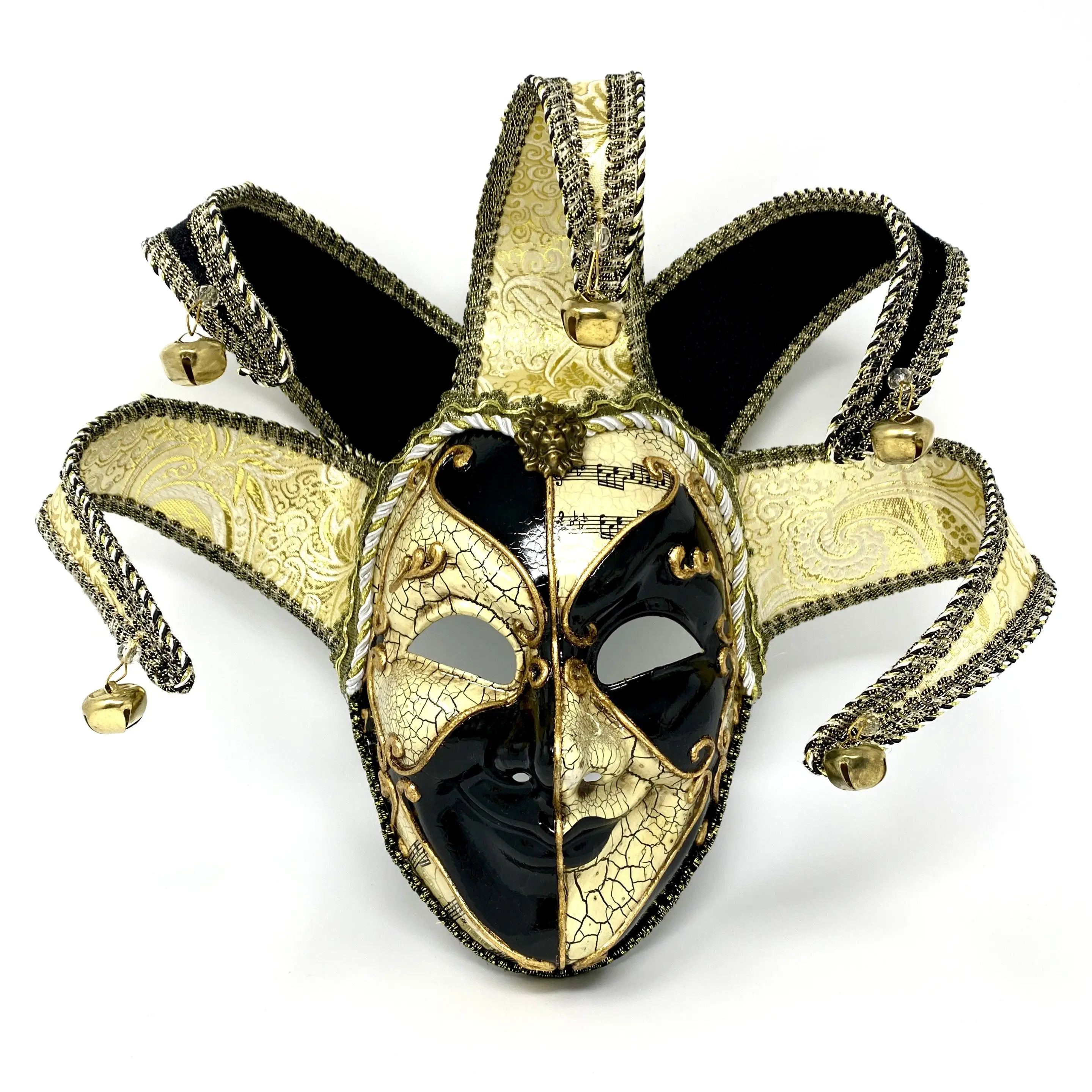Jester Joker Mask, Venetian Masquerade Carnival Party Masks for Halloween Mardi Gras Cosplay