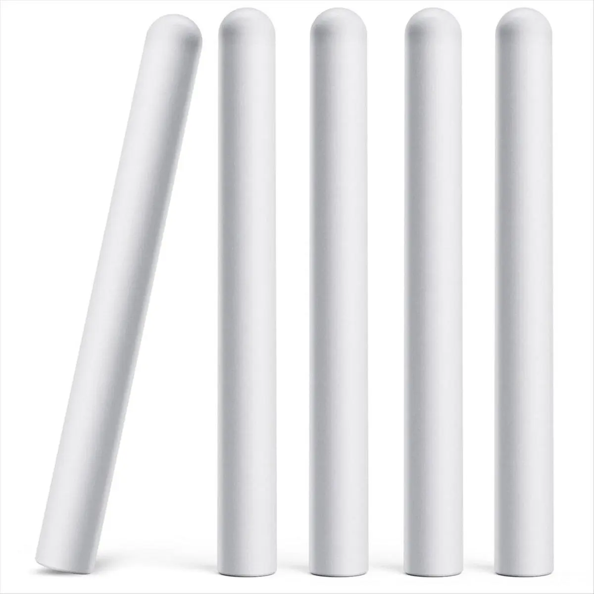 5 Pcs Solid Diatomite Drying Sticks - Reusable Deodorizer for Baby Care & Indoor Use, Rapid Moisture Absorber & Toy Dryer, Moisture Control, Drying Rod Stick, Deodorizing Function, Bathroom Use, Five Pieces