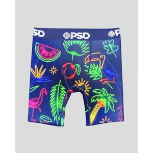PSD Youth Boys Neon Paradise Boxer Brief - Soft, Breathable and Comfortable Stretch Underwear