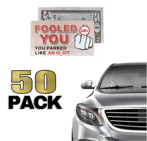 [Summervibes] Parking Prank Cards – 50Pack Funny Bad Parking Warning Cards