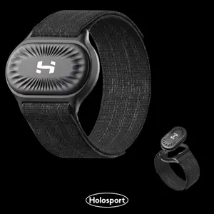 Holosport HandPlus Heart Rate Monitor Armband, Bluetooth & ANT+, No Chest Strap
