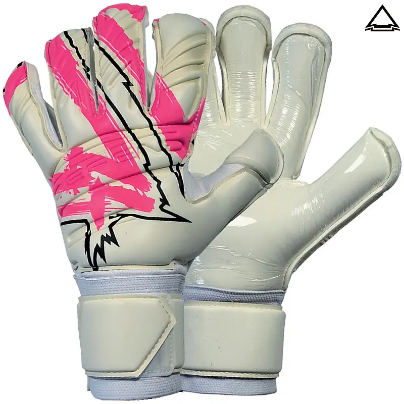 Defend CSS7 Plus Goalkeeper Gloves for Adults & Kids, Semi-Roll Finger Cut with Full Latex Palm, Breathable All-Weather Family Gloves for Turf & Grass, Anti-Slip Surface, Nylon Rubber, Sizes 5-10+