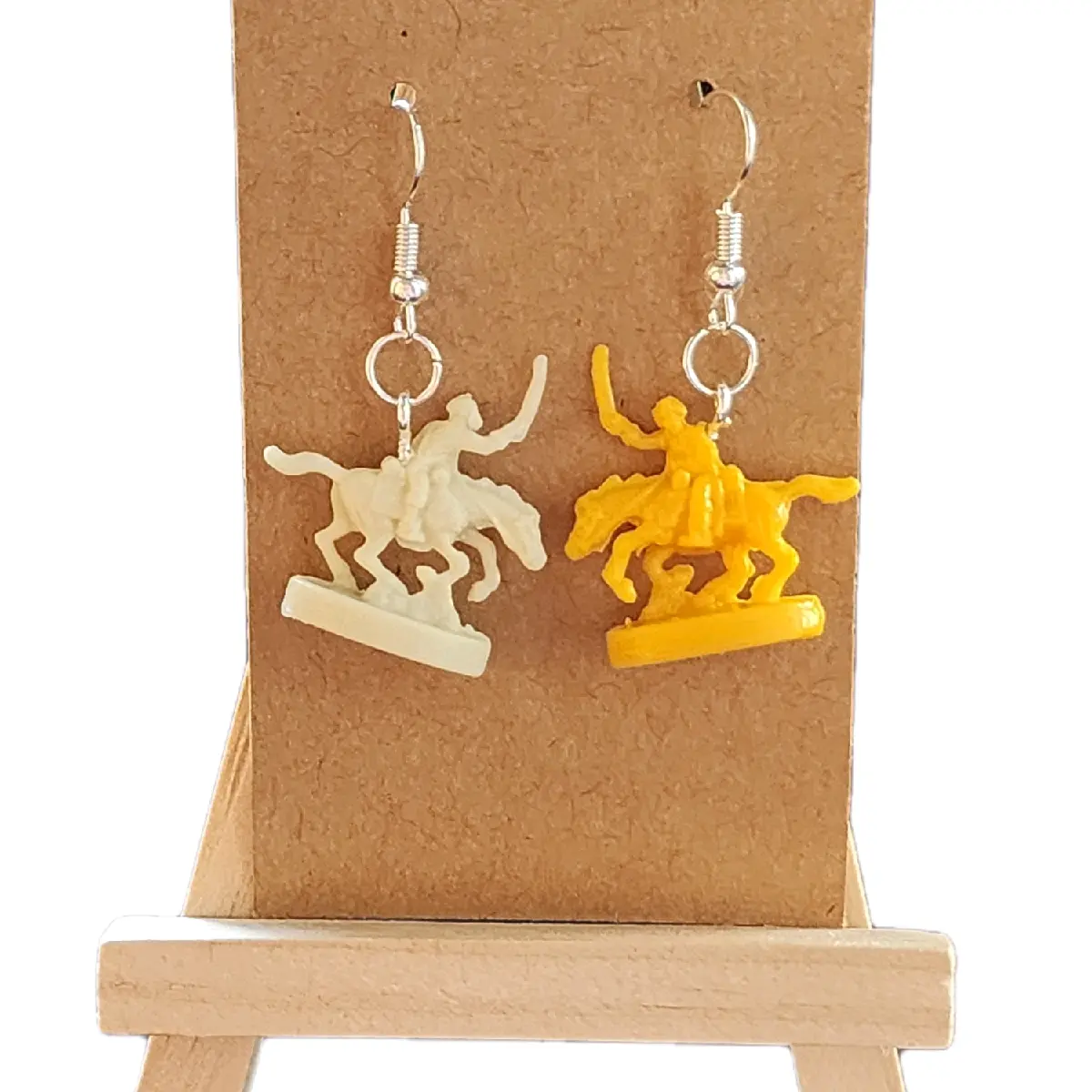 Vintage Handmade Western Rodeo Earrings for Women Unique Hook Design High-Quality Materials One-of-a-Kind Style Perfect for Any Outfit