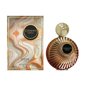 Anfar Clements Vanilla - Perfume for Women and Men - Gourmand Woody Scent - Opens with Whipped Cream Accord - Long-Lasting Scent - 3.4 oz