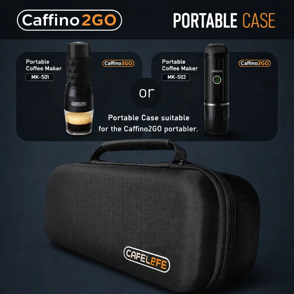 Caffino 2 GO® Portable Coffee Travel Case