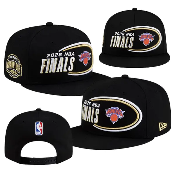 New York Knicks 2026 NBA Finals Championship Snapback Cap Flat Bill Adjustable Basketball Hat Embroidered Fan Gift