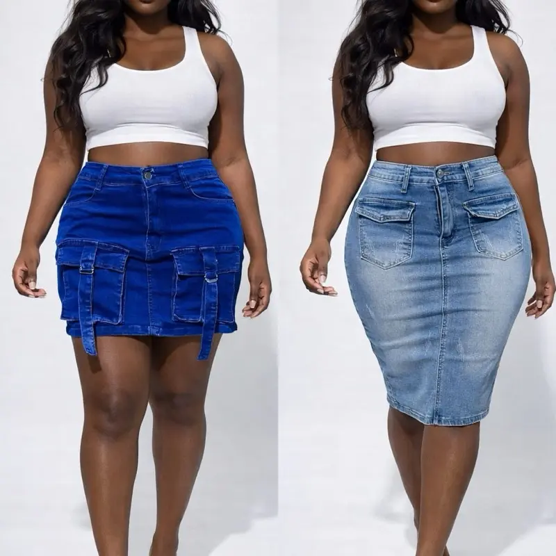 Skirts jeans mix