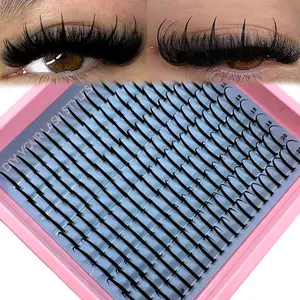 Spiky Eyelash Clusters, 240pcs/200pcs Individual Lashes Extensions, Volume Style 10-20mm Mixed Lengths, Reusable Natural Separated Lashes, DIY Eyelash Clusters, Curl Cluster Lashes