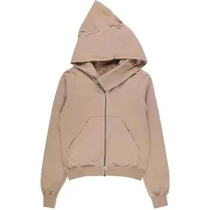 Rick Owens Mountain Hoodie Dirty Pearl