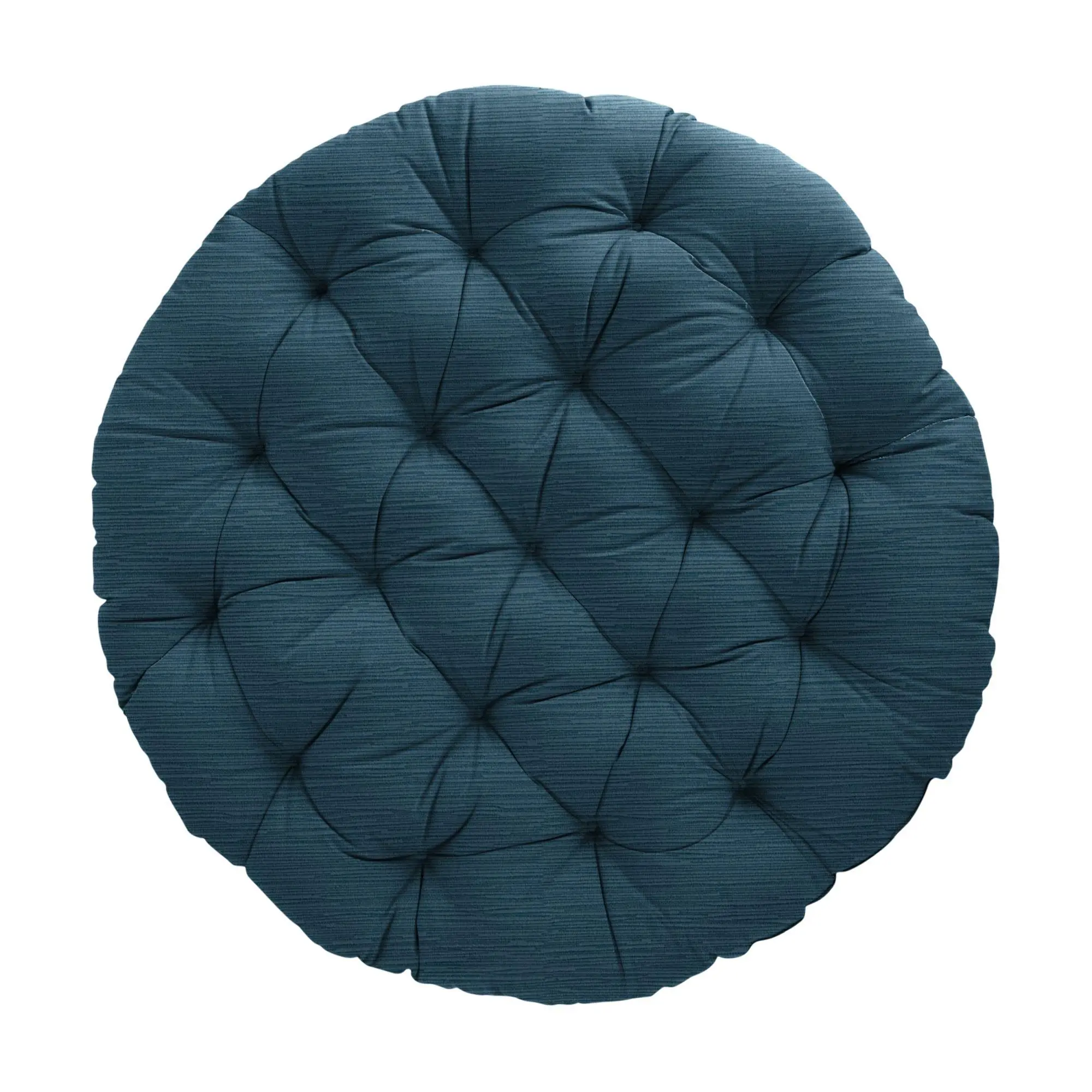 Sorra Home 44 in Round Velvet Papasan Cushion