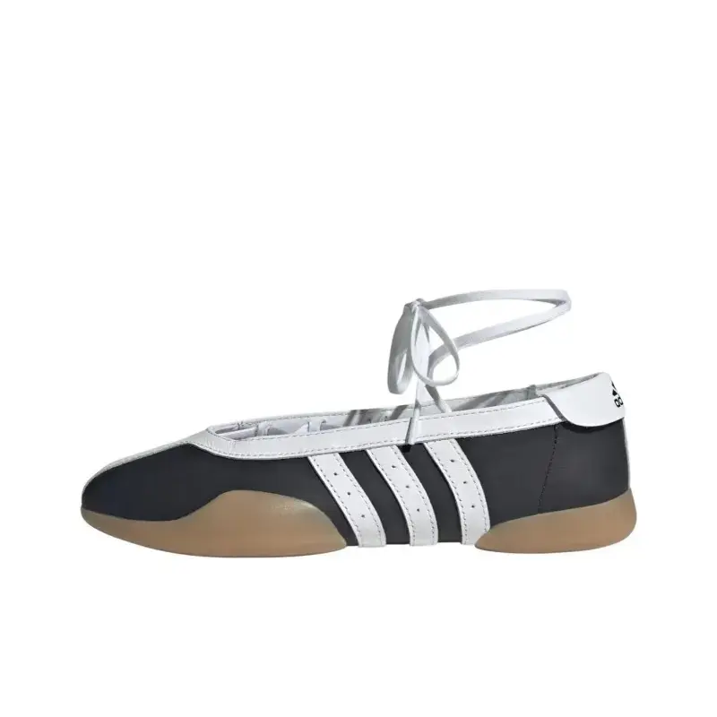 adidas Taekwondo Mei Ballet Lightweight Athletic Shoes - Black White Gum Women’s Footwear Athletic Trainer, Casual Sports Shoes for Daily Walking, Minimalist, Sneaker, Walking Shoes